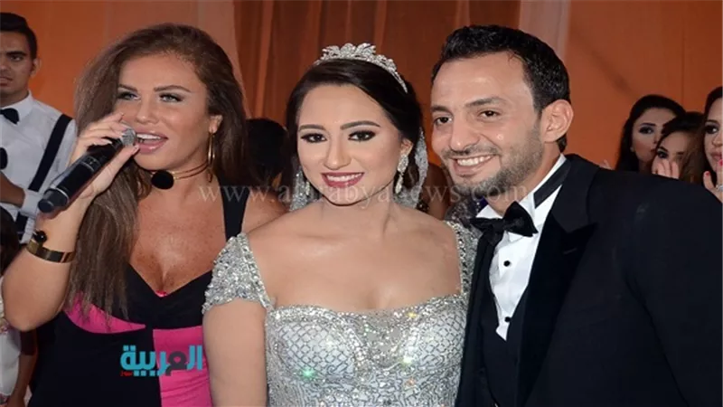بالصور.. راغب علامة ونيكول سابا يتألقان في زفاف 