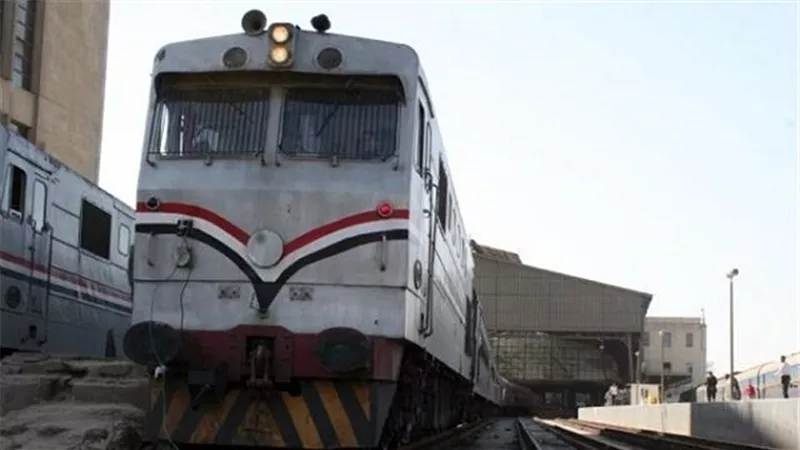 بالفيديو.. سائق يوقف قطارًا لشراء طعام بالفيوم 