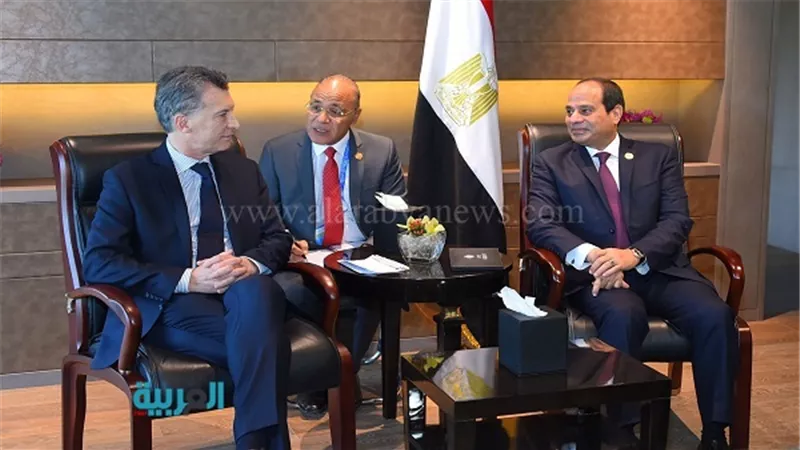 تفاصيل لقاء السيسي ورئيس الأرجنتين 