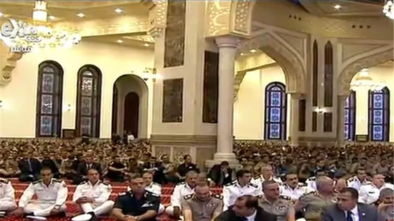 بالفيديو.. شعائر صلاة عيد الأضحى من مسجد المشير طنطاوي