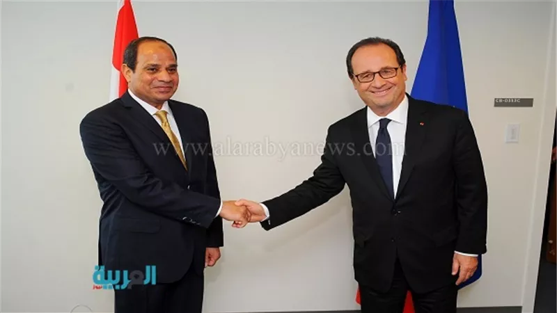 السيسي: العلاقات المصرية الفرنسية في تطور مستمر 