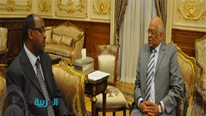 على عبدالعال يستقبل سفير أثيوبيا بالقاهرة