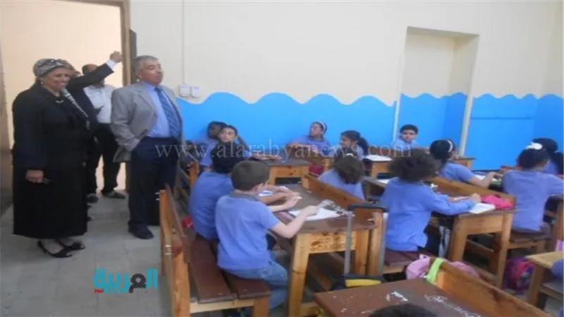 بالصور.. رئيس المعاهد القومية يتفقد مدرسة ليسيه الحرية باب اللوق