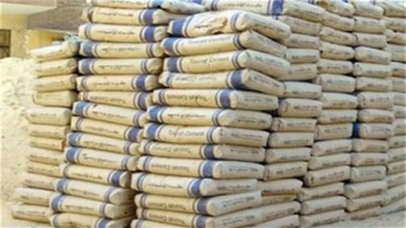 ضبط 20 طن أسمنت مجهولة المصدر بالمنوفية