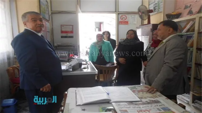رئيس المعاهد القومية يتفقد مدرسة حدائق القبة 