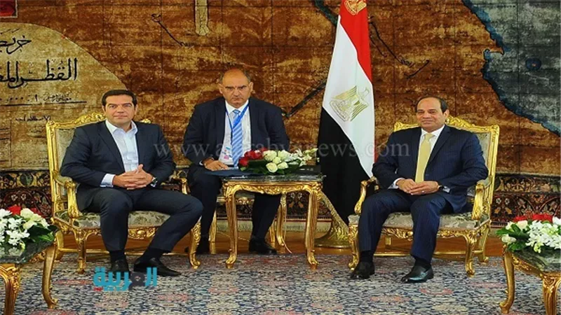 السيسي يعقد جلسة مباحثات ثنائية مع رئيس الوزراء اليوناني 