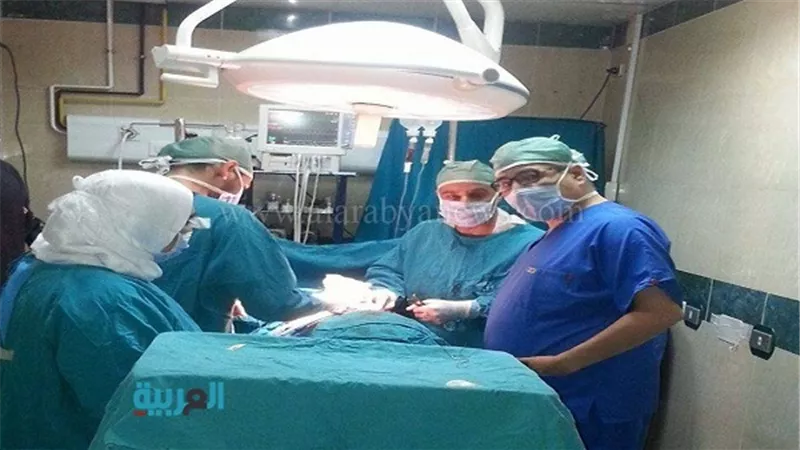 إسئصال ورم وزنه 6 كجم من صدر مريضة بمستشفى جامعة المنصورة