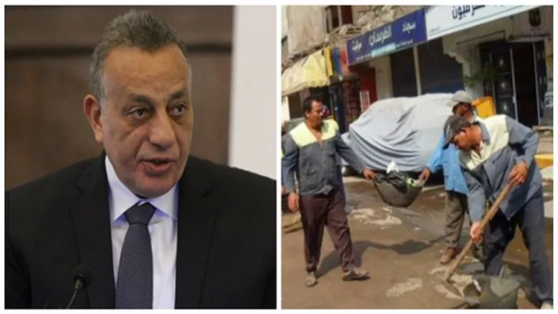أزمة النظافة بالجيزة 
