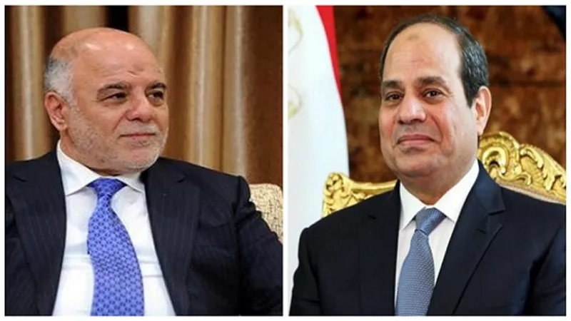 السيسي يتلقي اتصالًا هاتفيًا من رئيس الوزراء العراقي
