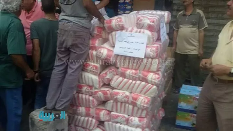 بالصور.. حي مصر الجديدة يعرض كيلو السكر بـ6 جنيهات 