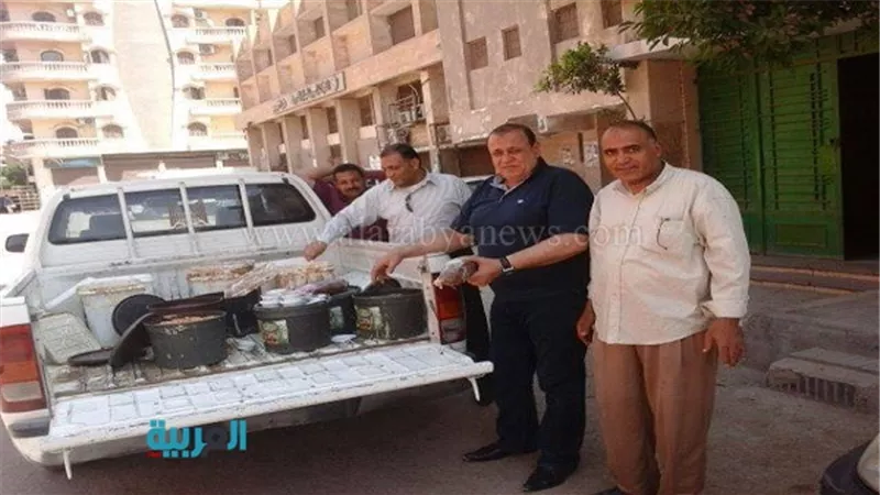 ضبط دجاج ولحوم فاسدة بحملة تموينية في الفيوم 