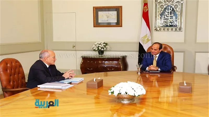 السيسي يجتمع مع وزير الدولة للإنتاج الحربي