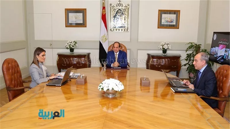 السيسي يجتمع مع وزيرة التعاون الدولي
