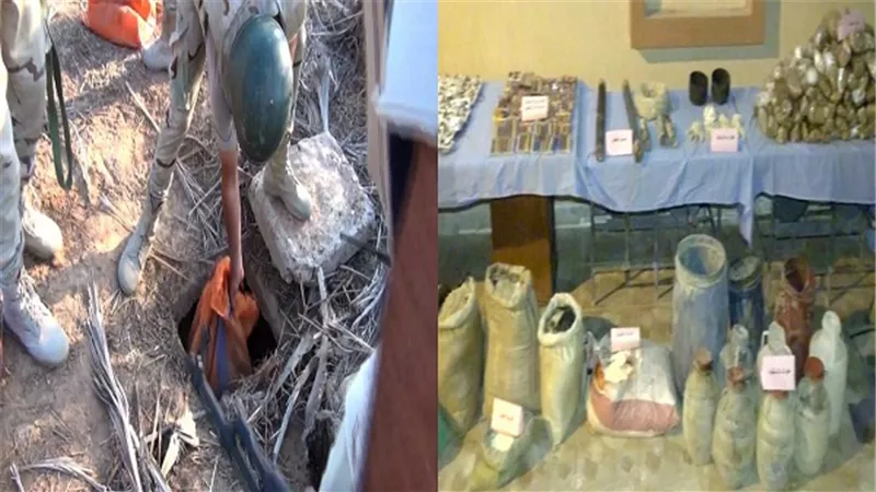 القوات المسلحة توجه ضربة جديدة لفلول الارهاب المحاصرة في سيناء