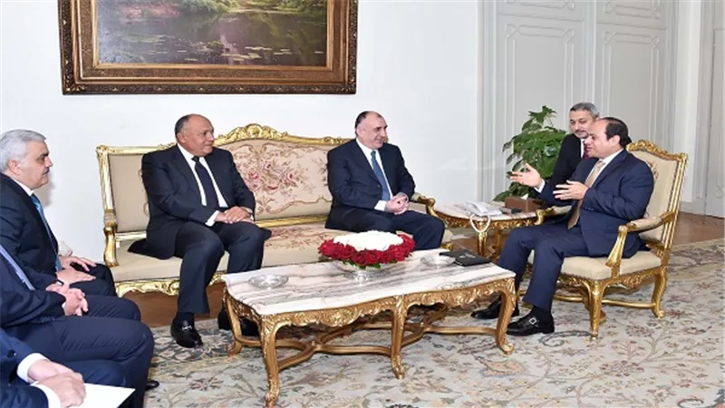 السيسي يستقبل وزير خارجية اذربيجان