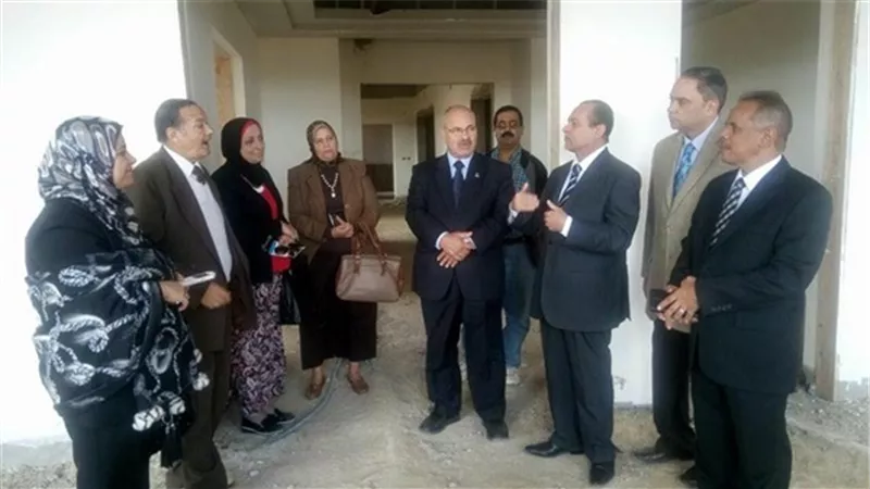 عمداء كليات التربية يزورون جامعة الإسكندرية فرع مطروح