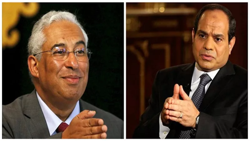 السيسي يعقد جلسة مباحثات مع رئيس الوزراء البرتغالي