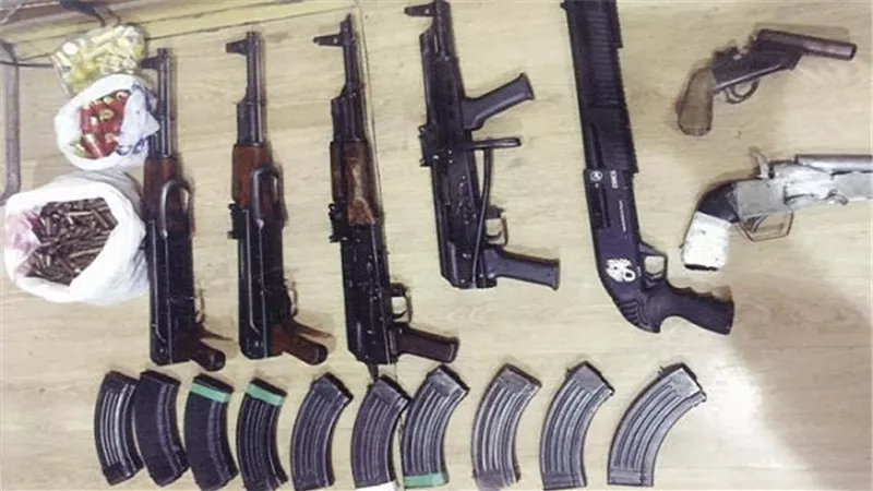 ضبط ثلاثة بنادق نارية خلال حملة أمنية شرق الإسكندرية