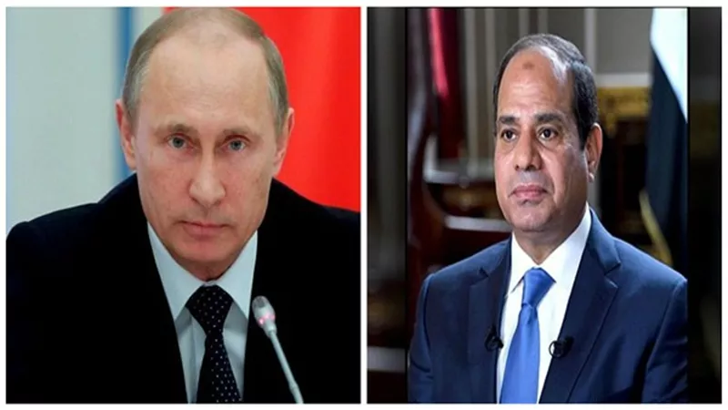 السيسي يبحث مع بوتين استئناف الرحلات الجوية 
