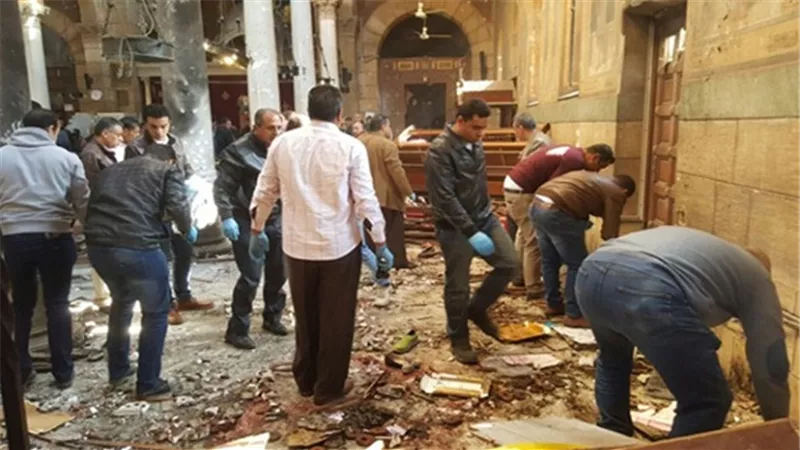 ارتفاع وفيات حادث الكنيسة البطرسية الى 28 حالة