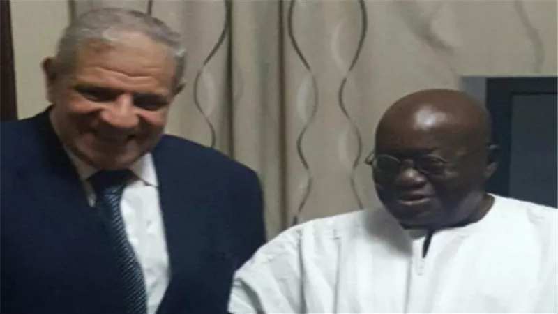 محلب يشارك في مراسم تنصيب الرئيس الغاني الجديد