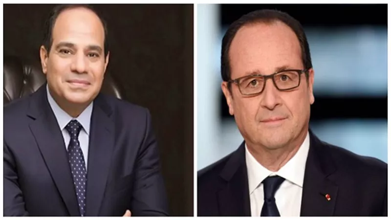 السيسي يناقش هاتفيًا العلاقات الثنائية مع الرئيس الفرنسى
