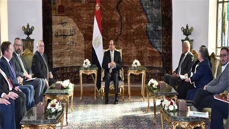 وفد البرلمان الأيرلندي يؤكد إحترامه لسيادة القانون فى مصر