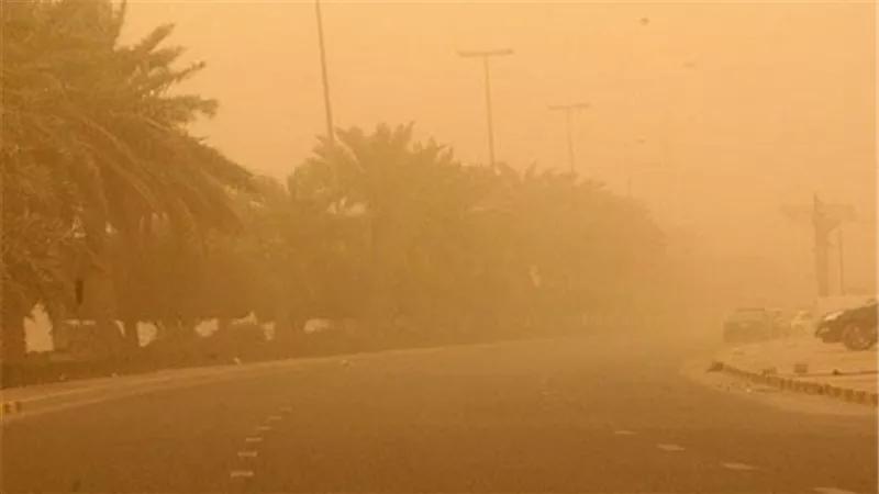 الوادي الجديد تتعرض لعواصف ترابية شديدة