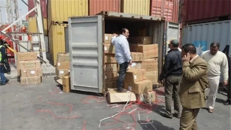 إحباط محاولة تهريب قطع غيار موتوسيكلات بميناء غرب بورسعيد