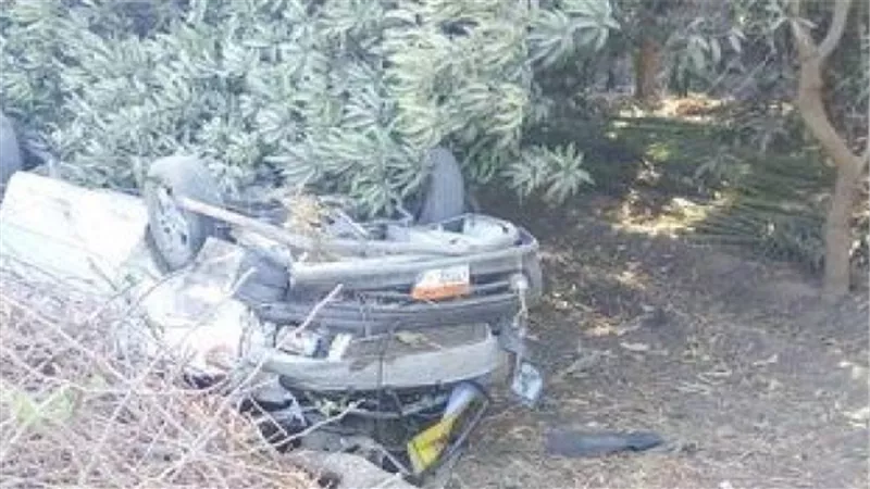 مصرع شخص وإصابة آخر في انقلاب سيارة ربع نقل بشلاتين