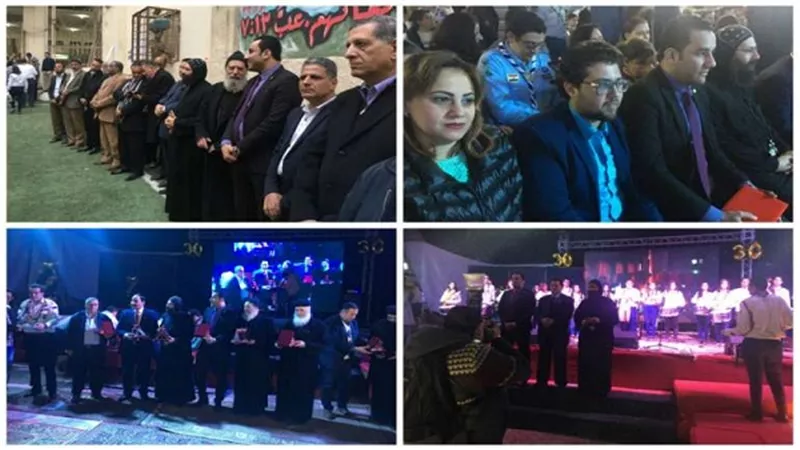 أحمد على يشارك في احتفال كنيسة العذراء بمناسبة مرور 30 عاما على تأسيسها 