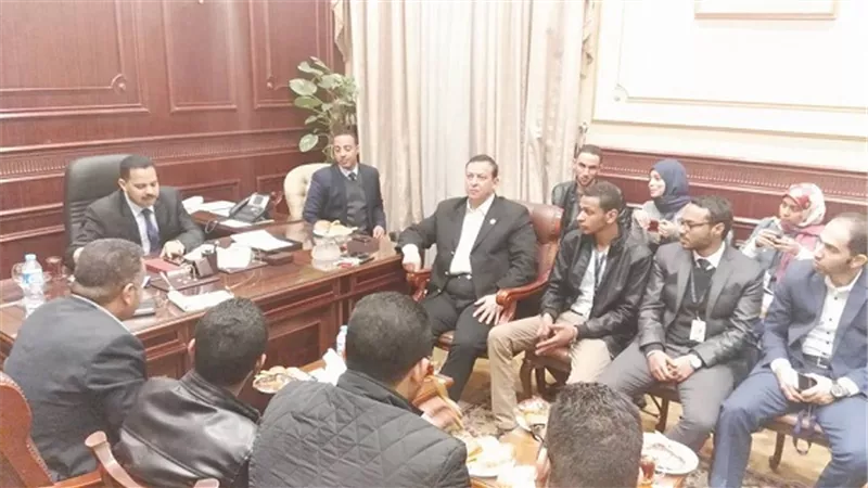بالصور..مستقبل وطن يلتقي وفدًا من الطلبة المتفوقين بجامعة جنوب الوادي