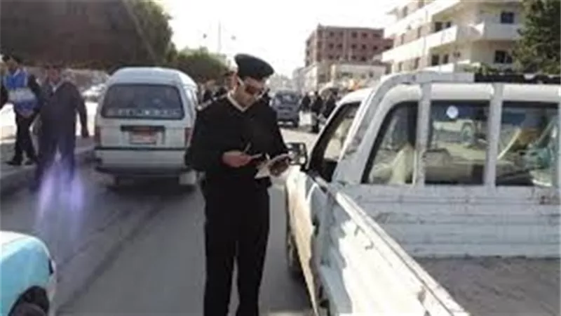 ضبط 235 مخالفة مرورية في حملة بالمنوفية