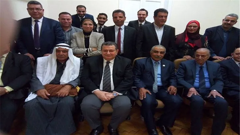 بالصور.. احتفالية كبرى بانضمام رئيس أركان حرب القوات الجوية السابق لحزب المؤتمر