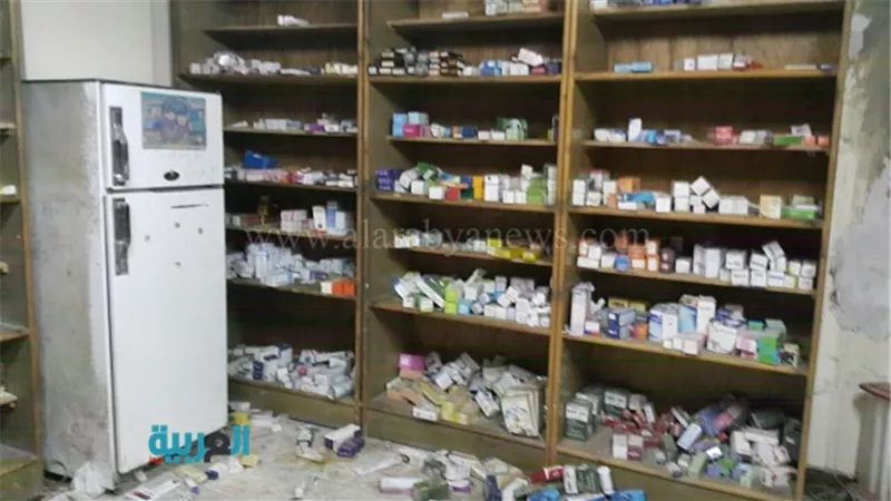 بالصور.. ضبط مخزن غير مرخص للادوية المهربة بالبساتين