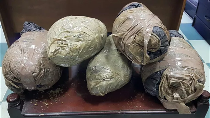 ضبط تاجرين مخدرات بحوزتهم 18لفافة بانجو بنجع حمادى