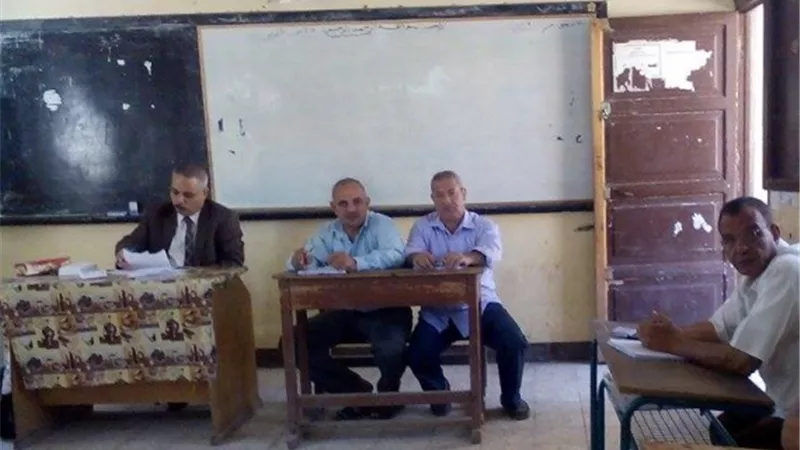 إقبال ضعيف على لجان إعادة الانتخابات التكميلية بالمنوفية