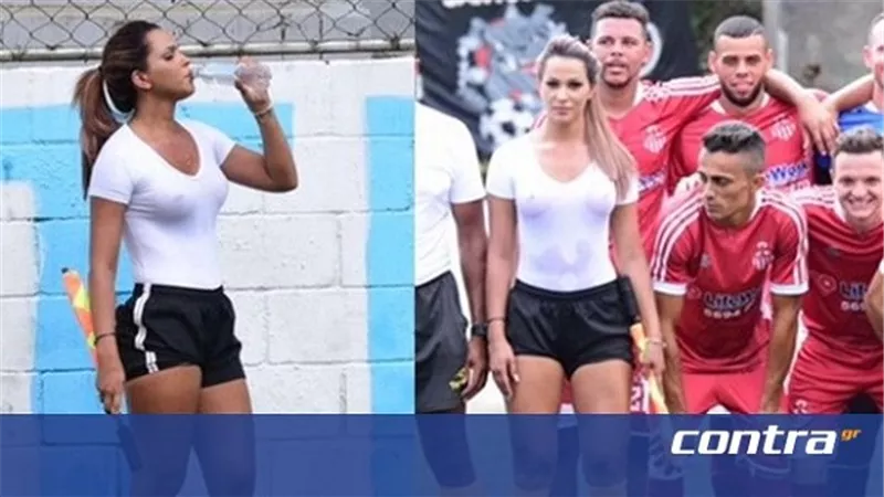 بالصور.. حكم برازيلية تثير الجدل بسبب ملابسها الشفافة