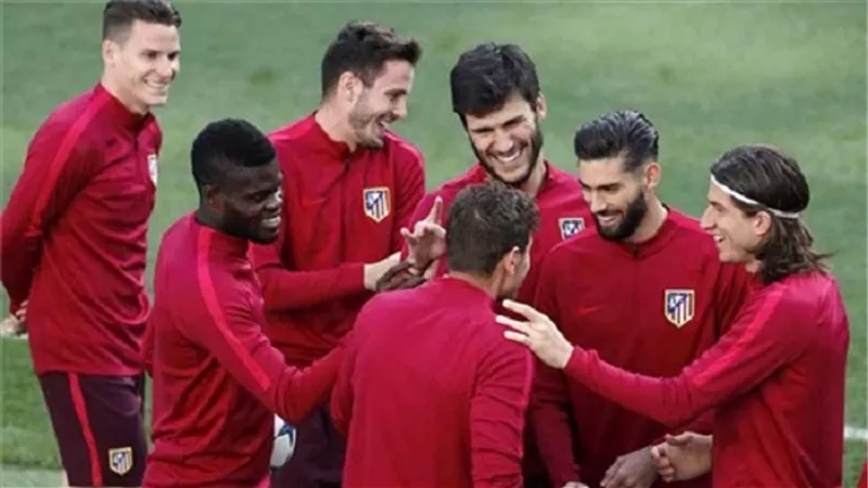 أتلتيكو مدريد يختتم تدريباته استعدادا للريال في دوري الأبطال