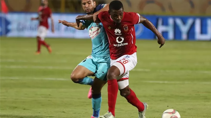 بالفيديو.. أجاي يحرز الهدف الأول في شباك مصر المقاصة 