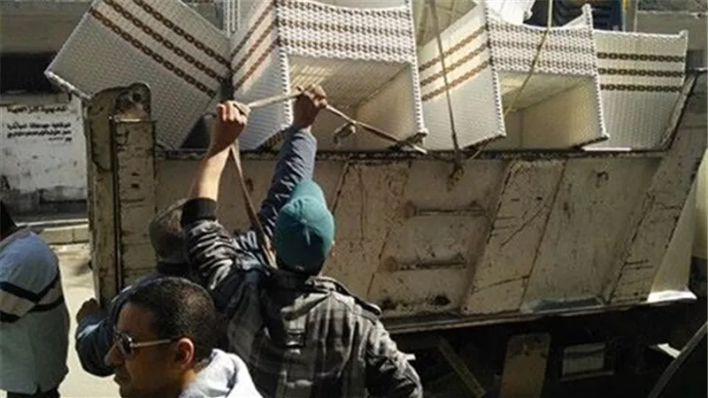 غلق كافيتريتين وضبط 173 إشغال طريق في الإسكندرية