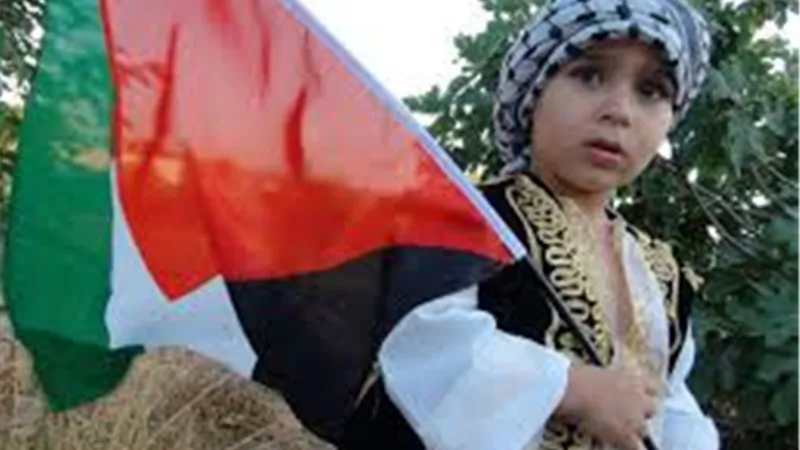 شاهد.. طفل فلسطينى يضرب جندى إسرائيلى على 