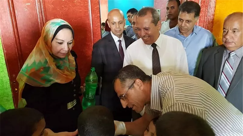 وكيل وزارة الصحة يتفقد دار الحبيب للأيتام بمركز ومدينة شربين بالدقهليه.