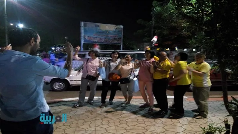 بالصور.. مظاهر إحتفالات الشعب المصري بمحافظة أسوان