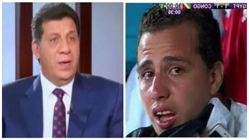 جمهور السوشيال ميديا يبحث عن الشاب الذى بكى بمباراة مصر والكونغو و
