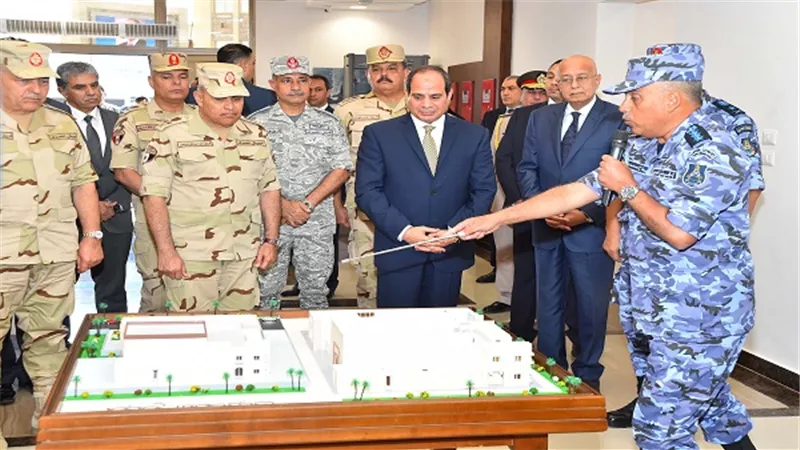 الرئيس عبد الفتاح السيسي يشهد الاحتفال بالعيد الخمسين للقوات البحرية