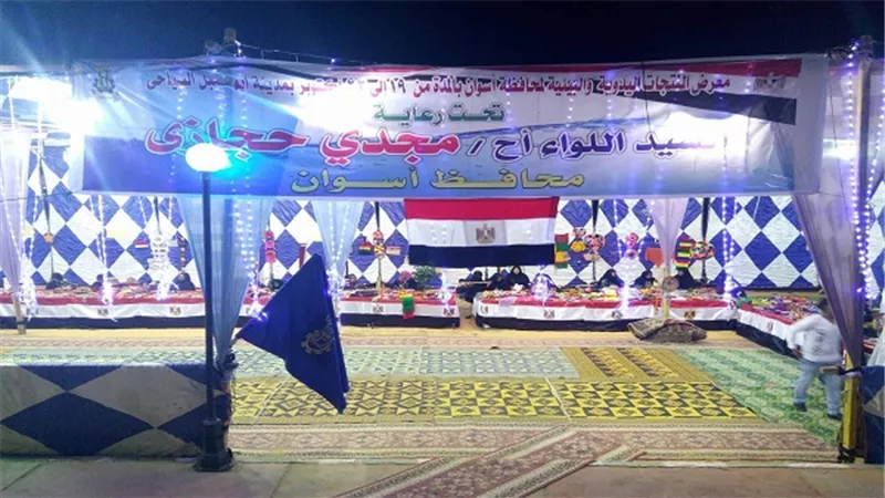 بالصور.. معرض المنتجات اليدوية والبيئية بمحافظة اسوان