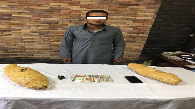 القبض على اعرابى بحوزته 8 كيلو بانجو بالزيتون 