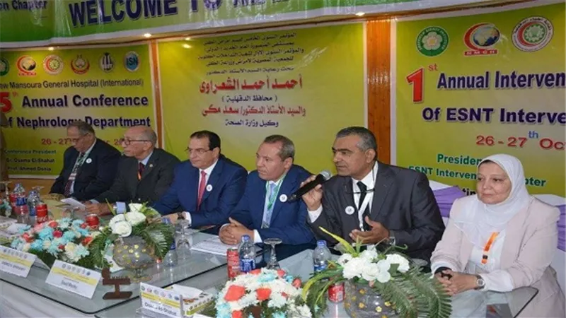 بالصور.. محافظ الدقهلية في افتتاح المؤتمر السنوي الخامس بقسم الكلي وزيارتة لنقابة الاطباء
