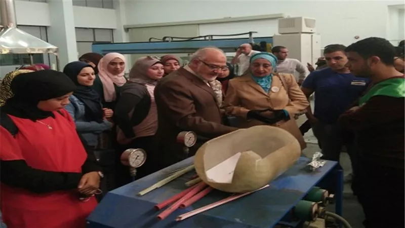 الفوج السابع من طلاب الجامعات المصرية  يزور مراكز التميز التابعة للإنتاج الحربى ضمن (مبادرة كل يوم جديد)